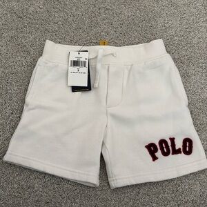 Size 3t brand new white polo Ralph Lauren toddler boy shorts